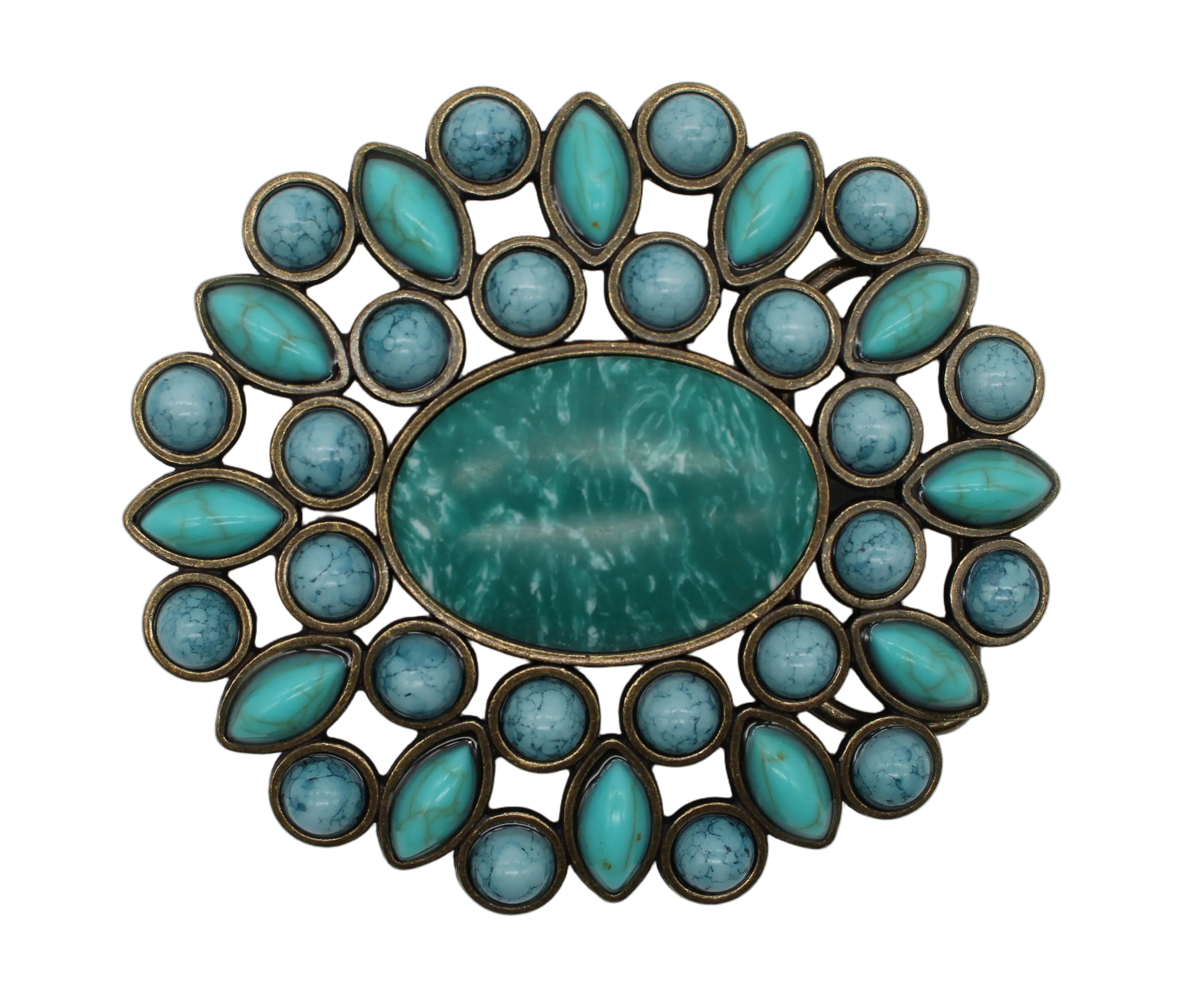 Queen Oval Stone Buckle