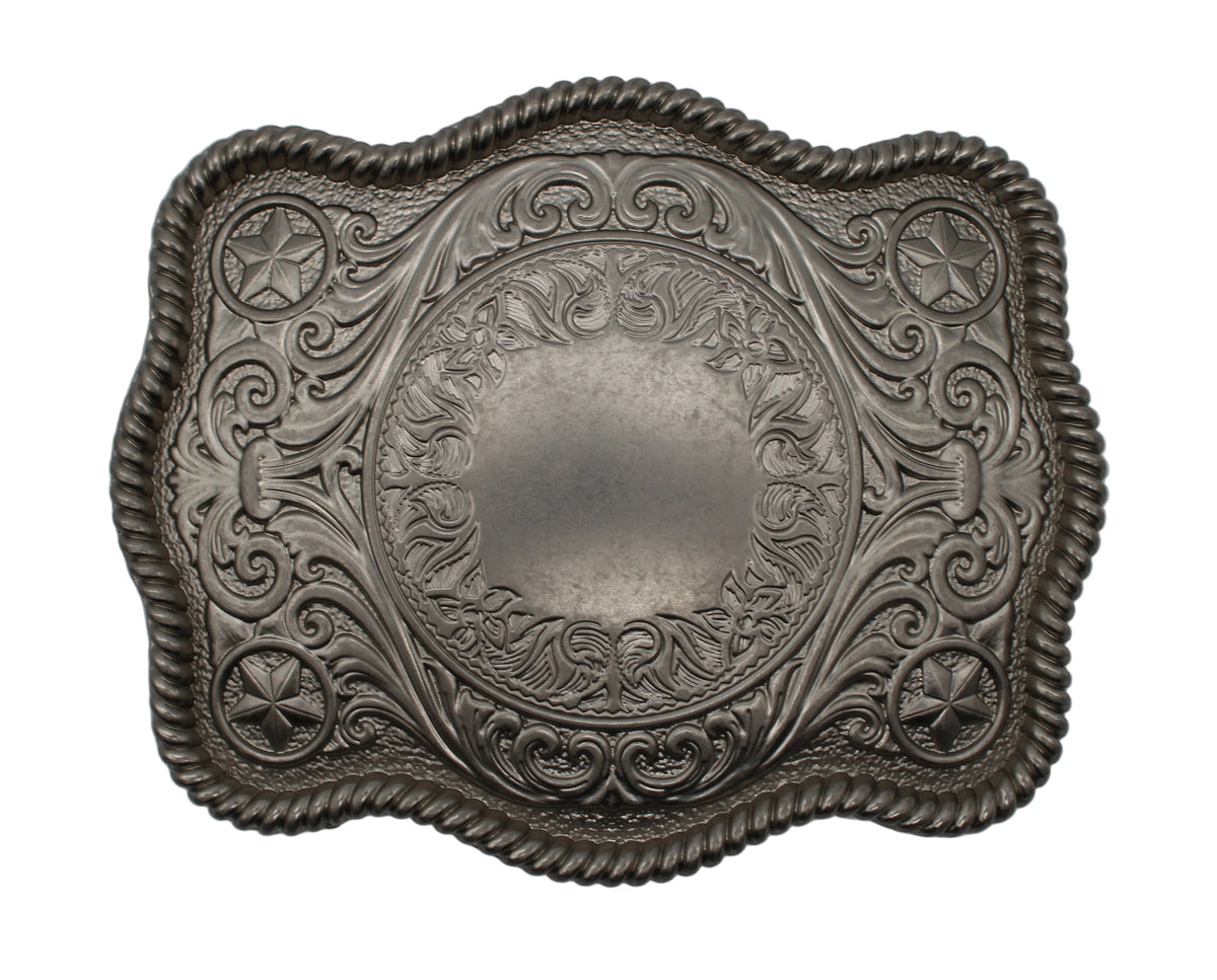 Mavis Floral Etched Buckle