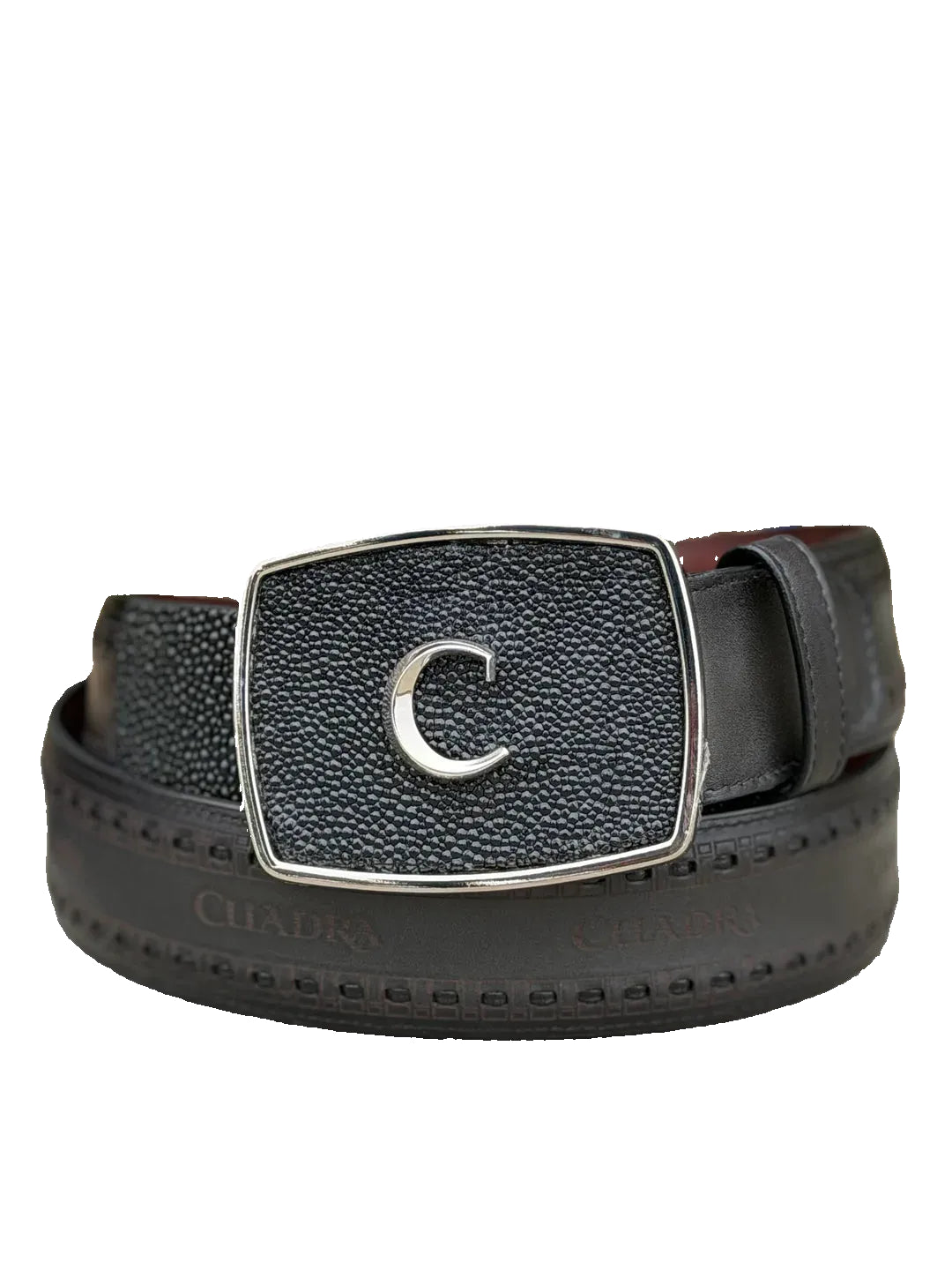 Benny Black Stingray Laser Belt