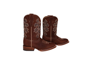 Callie Embroidery Kids Boots