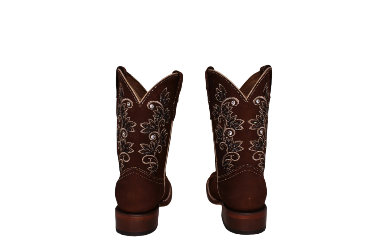 Callie Embroidery Kids Boots