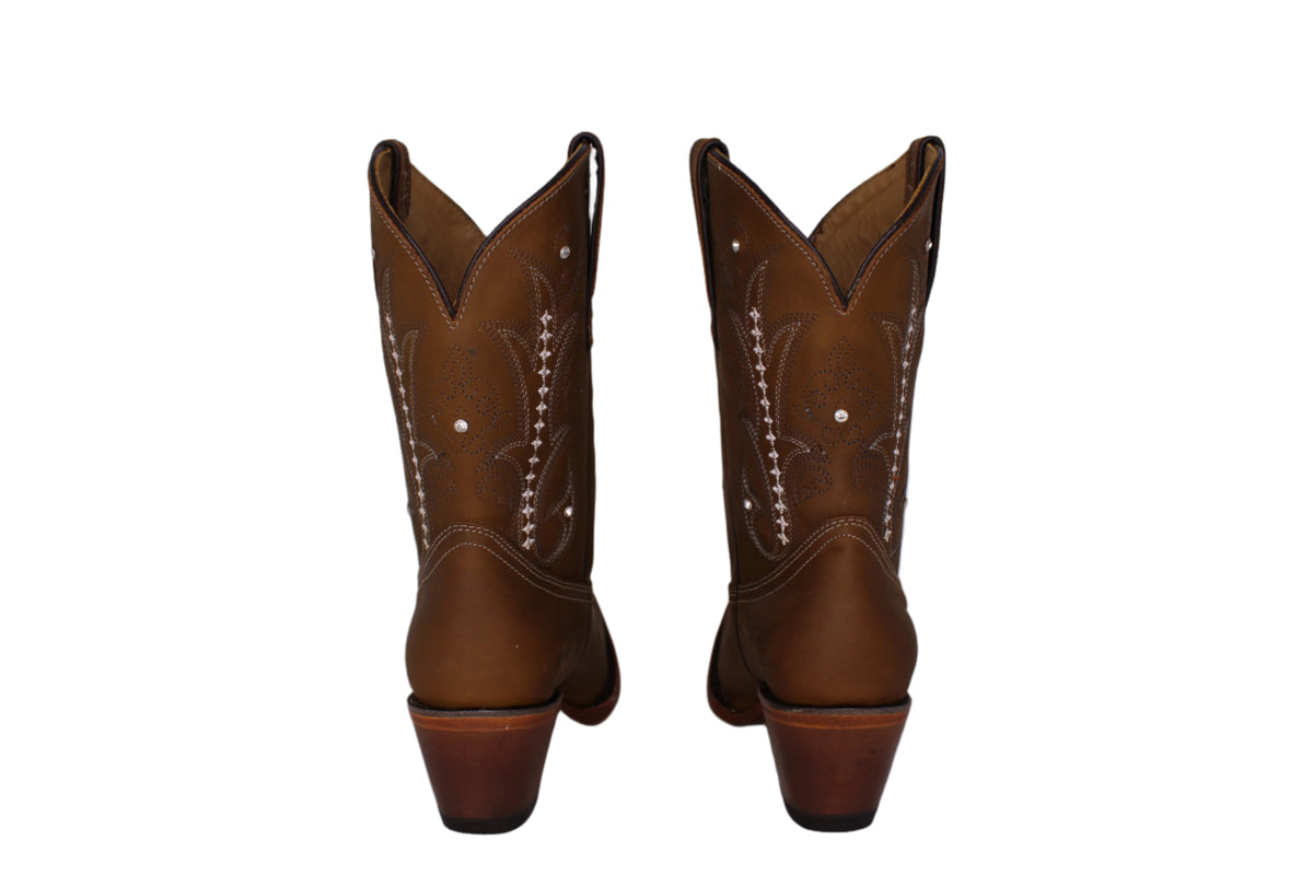 Alison Embroidery Detail Boots