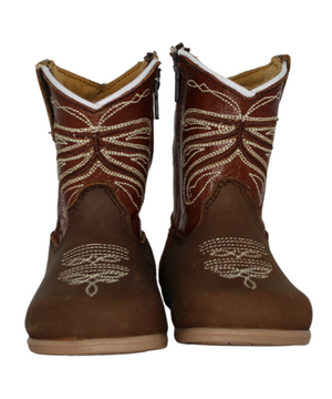 Medusa Embroidery Baby Boots