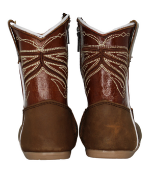 Medusa Embroidery Baby Boots
