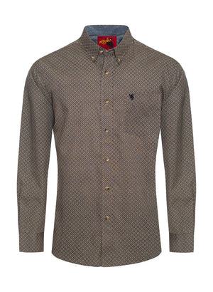 Steve Pattern Button Down Shirt