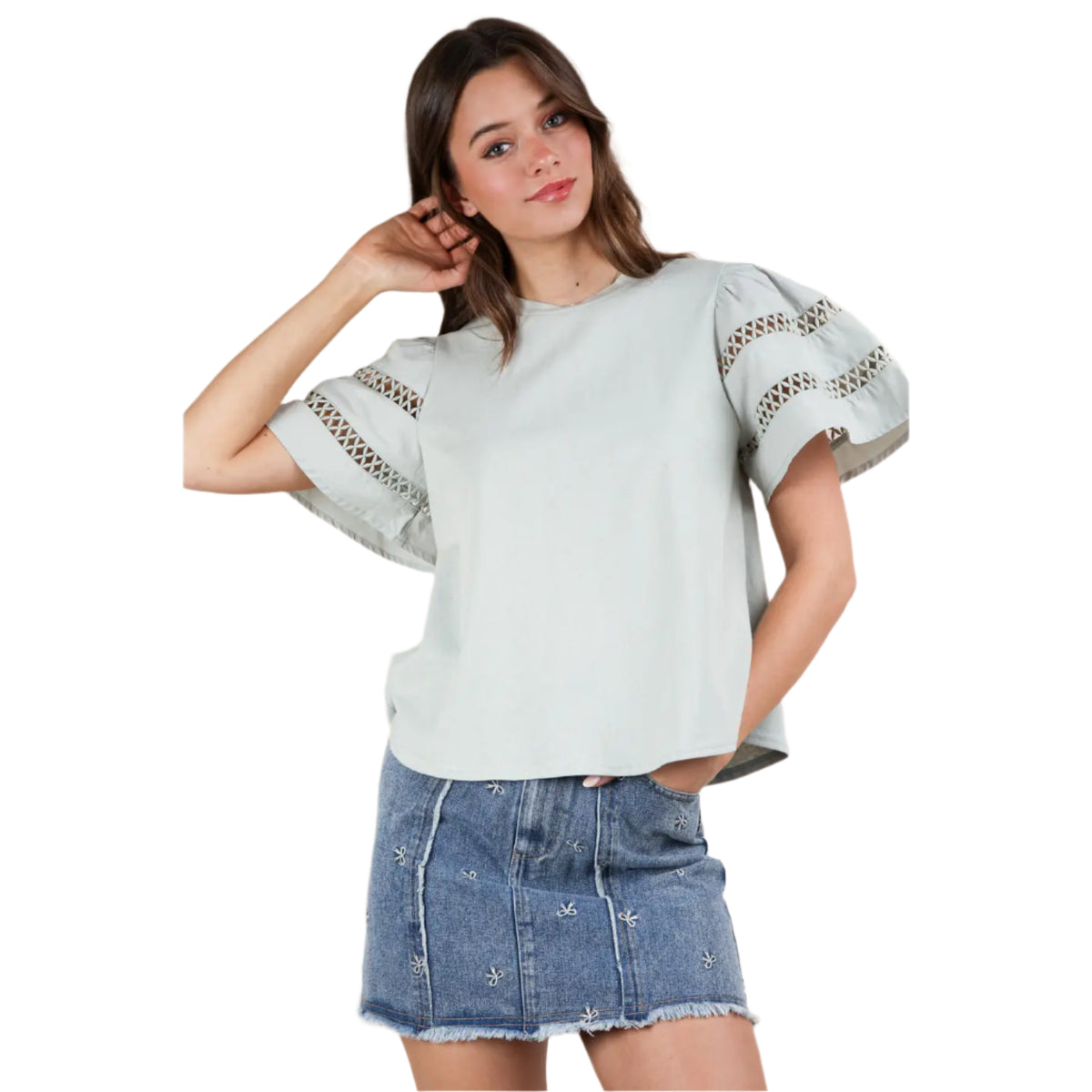 Gwendell Detail Sleeve Top