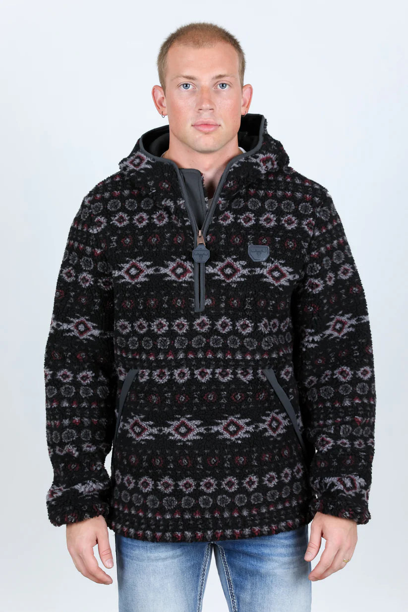 Adley Sherpa Hooded Pullover