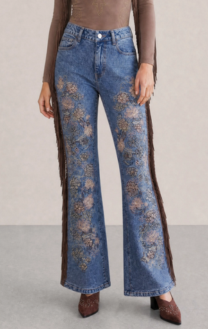 Emma-Jo Women's Fringe Jeans