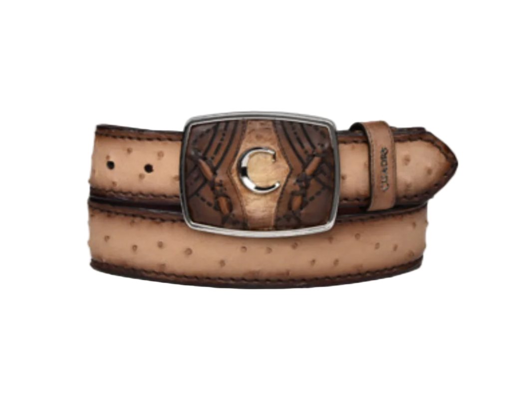Axton Full Ostrich Exotic Belt