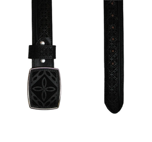 Cassidy Laser Cut Leather Belt