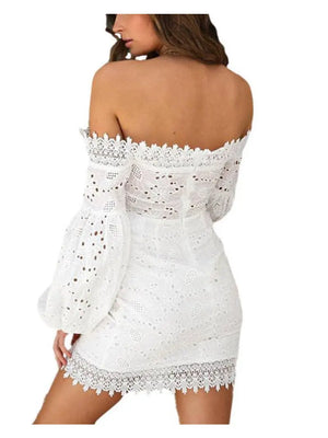 Blanca Lace Up Mini Dress