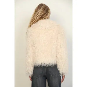 Belle Ivory Faux Fur Jacket