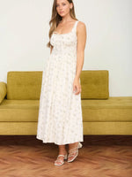 Agnes Floral Dot Maxi Dress