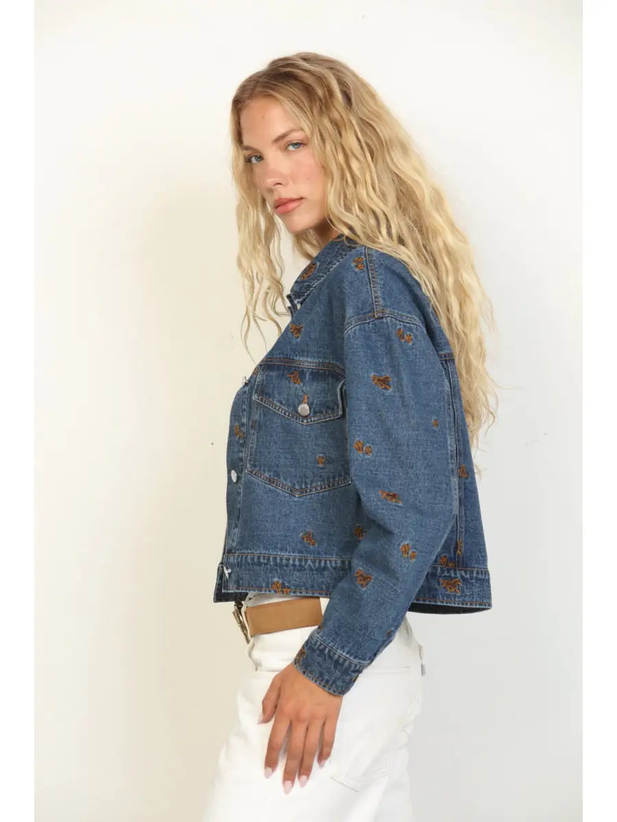 Cobalt Wild West Denim Jacket