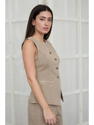Lotte Button Down Vest