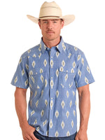 Exton Ikat Print SS shirt