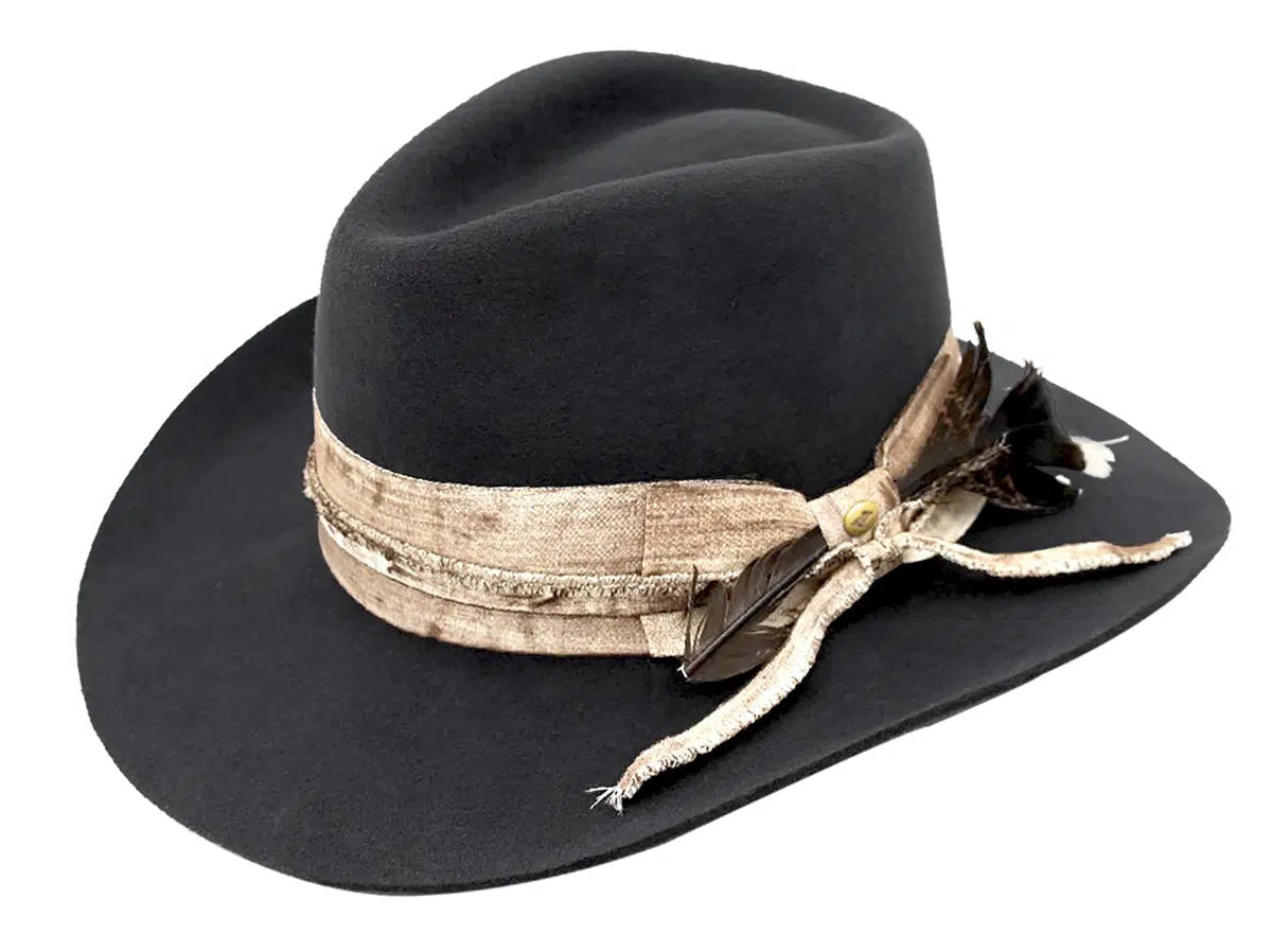 Mirando Distressed Band Felt Hat