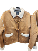 Audrey Suede Sherpa Jacket