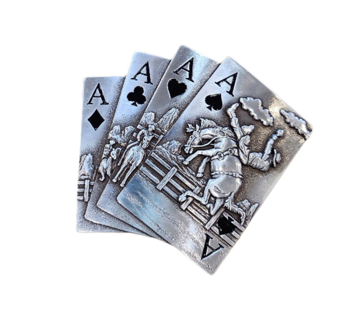 Aces Belt Buckle