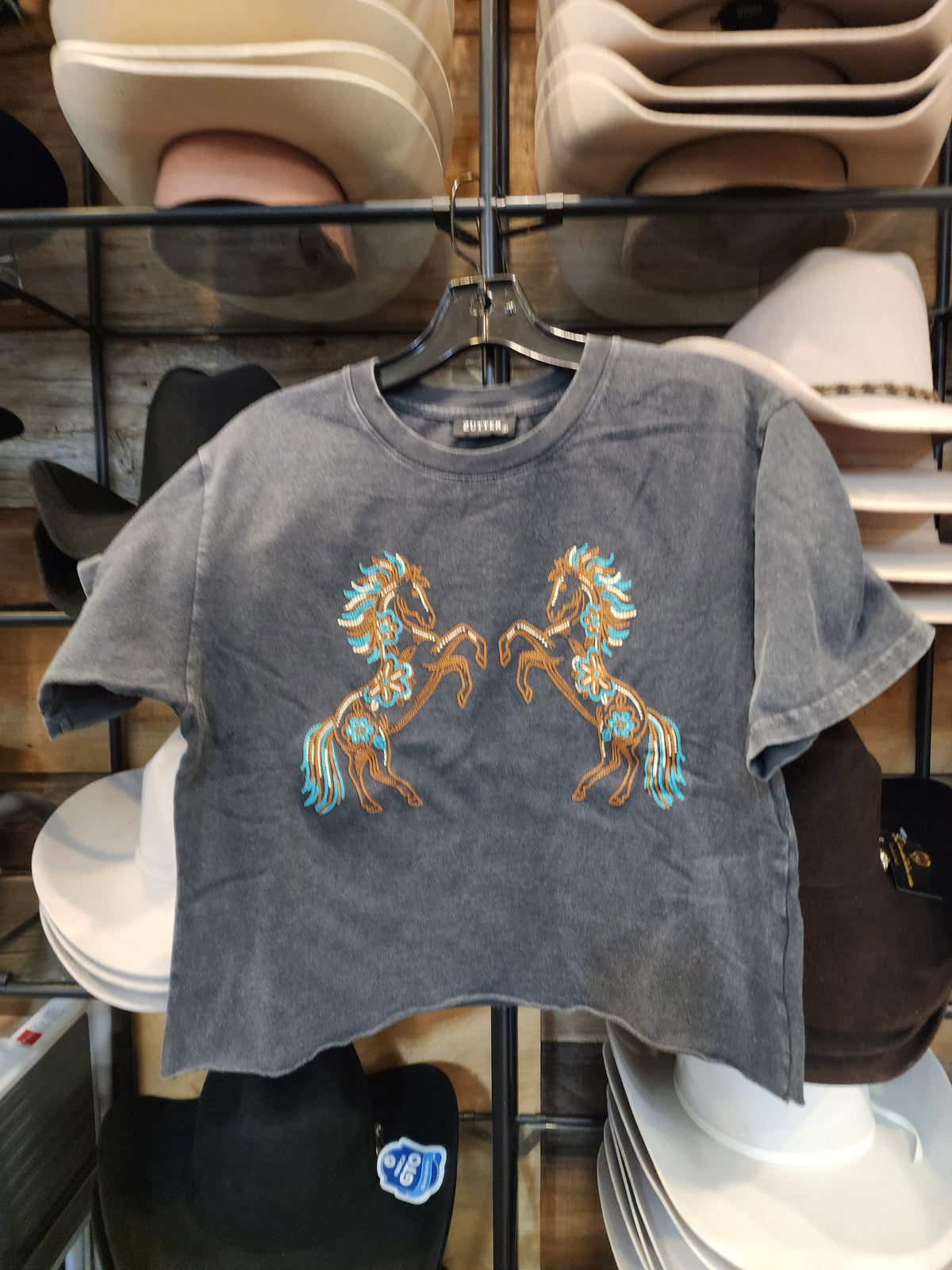 Double Horse Puff Tee