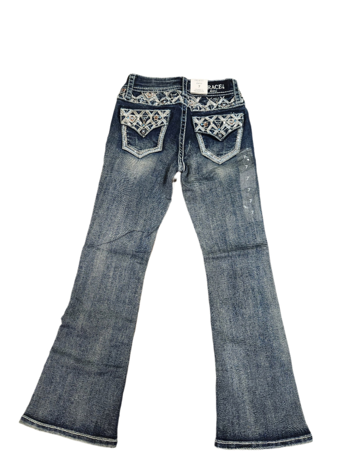 Tinlee Aztec Yoke Girls Jeans
