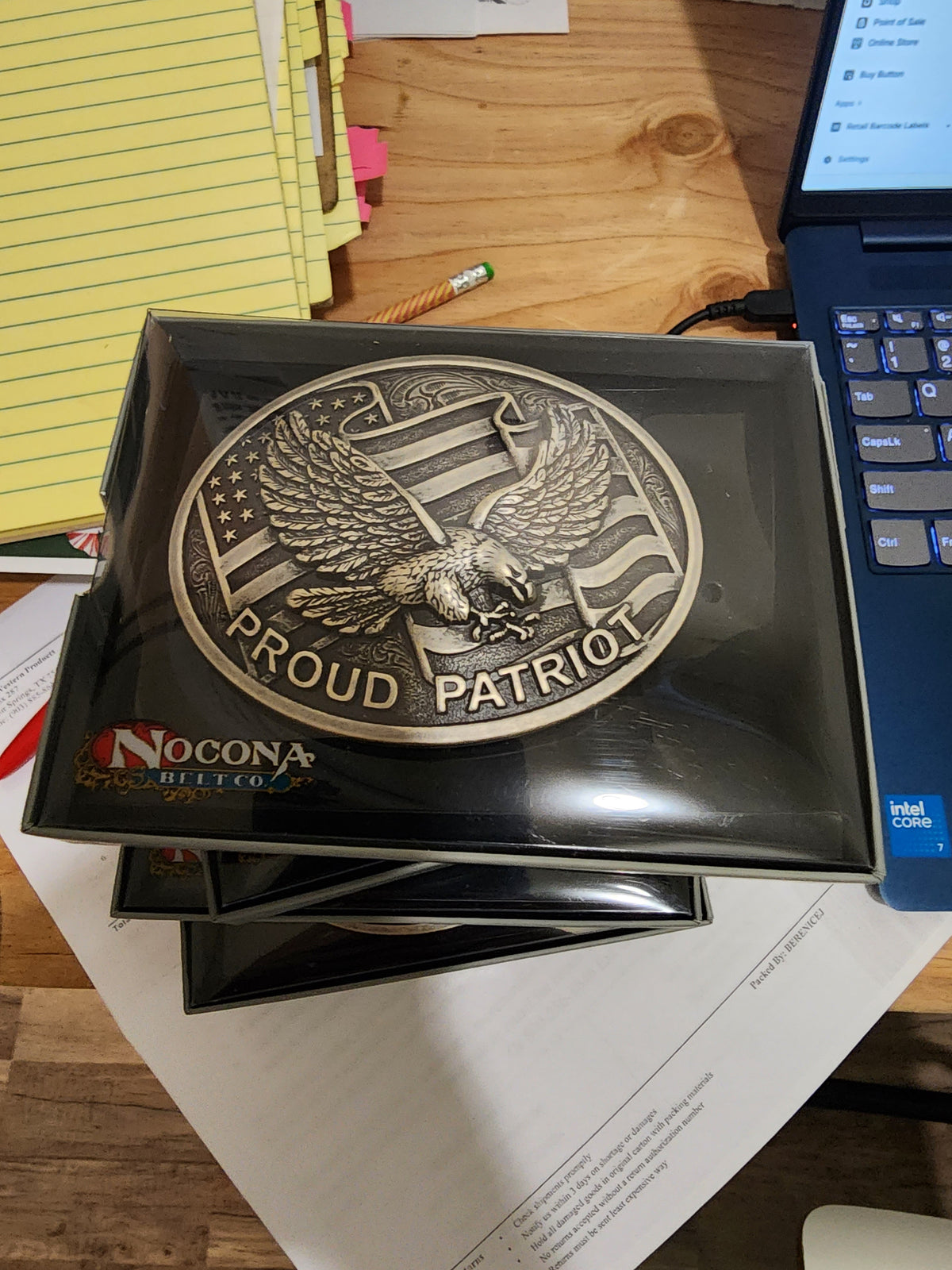 Proud Patriot Belt Buckle