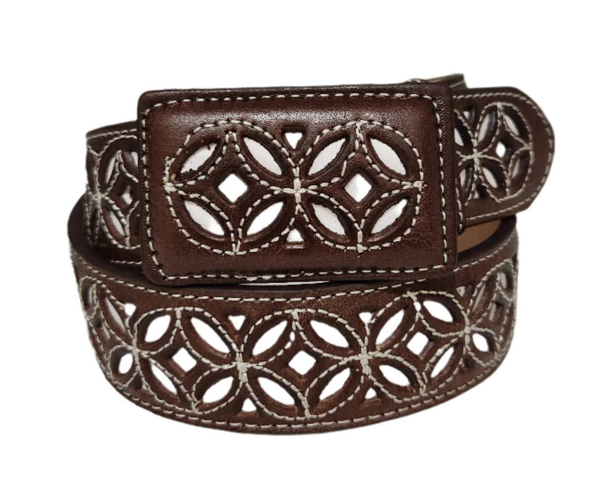Jeffrey Diamond Laser Cut Belt