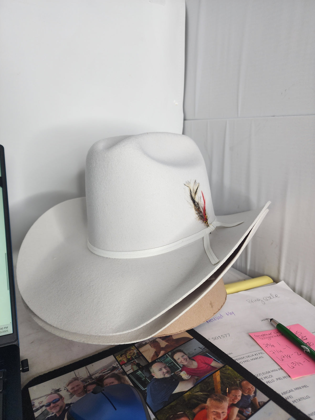 Sheridan Feather Ivory Felt Hat