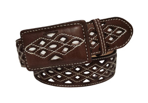 Jeffrey Diamond Laser Cut Belt
