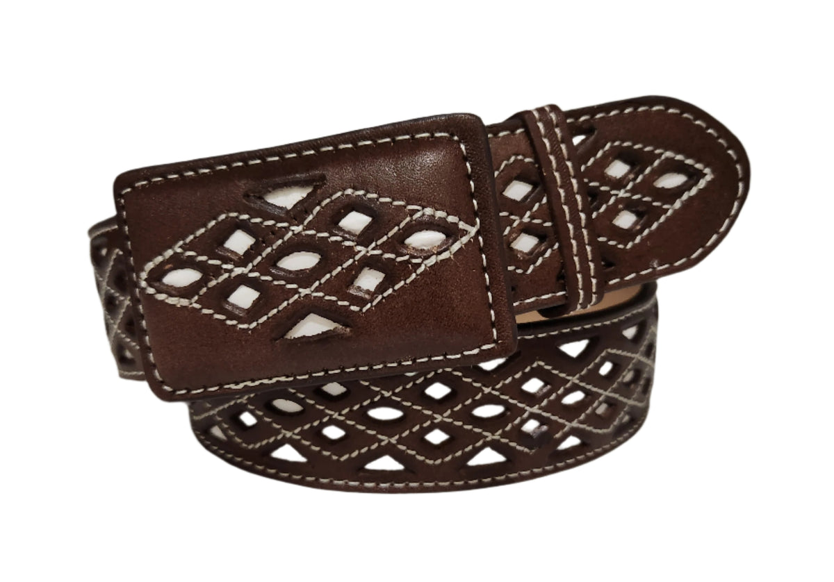 Jeffrey Diamond Laser Cut Belt
