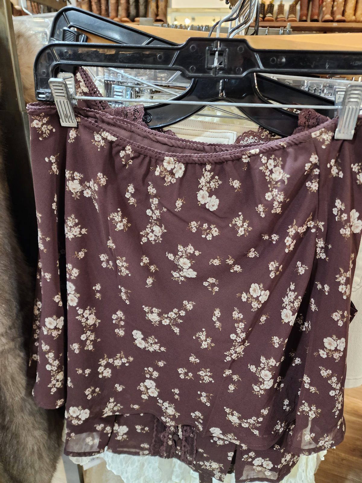 Kylie-Rae Floral Mini Skirt