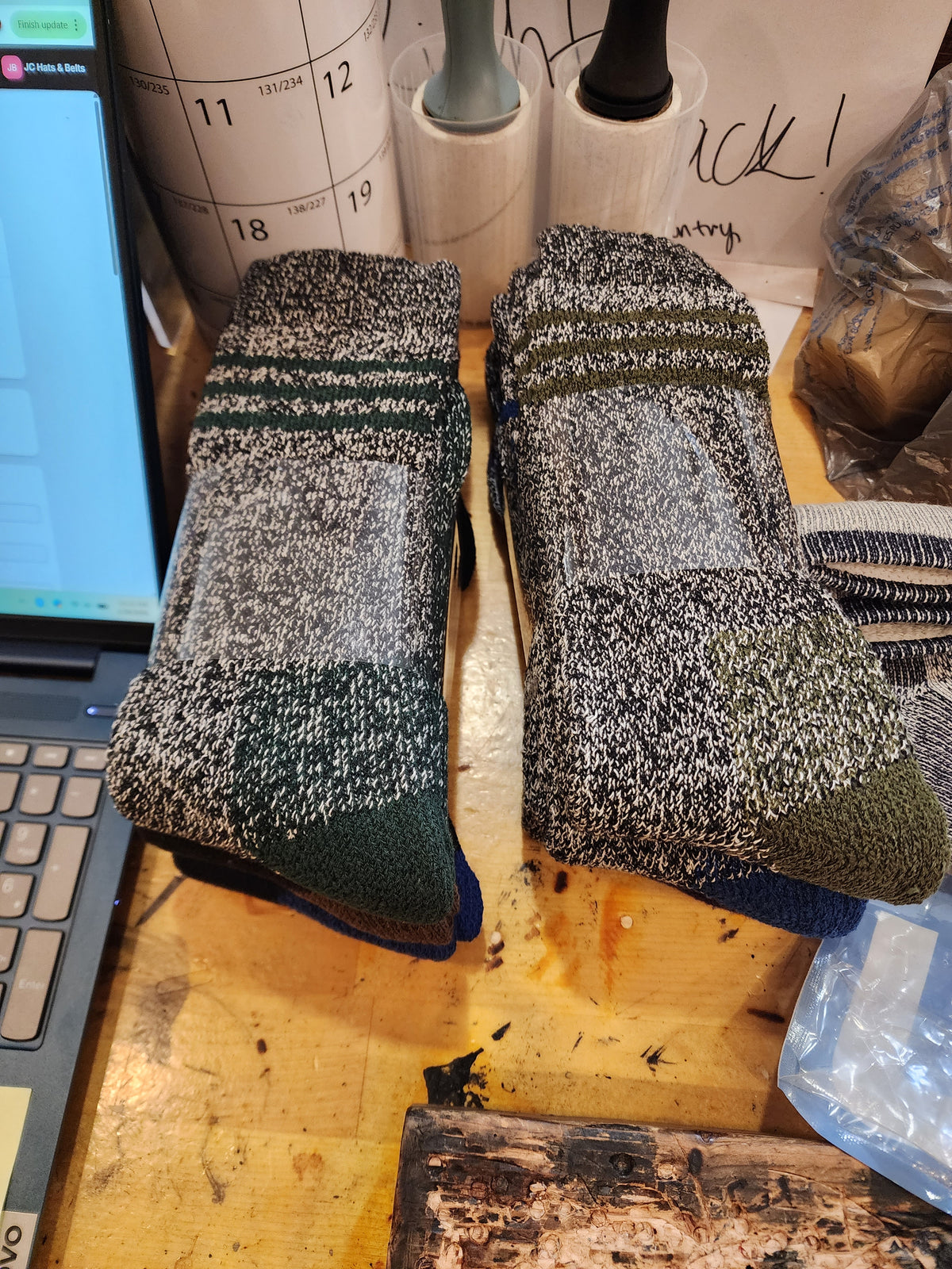 Omar Mens 3pk Outdoor Socks