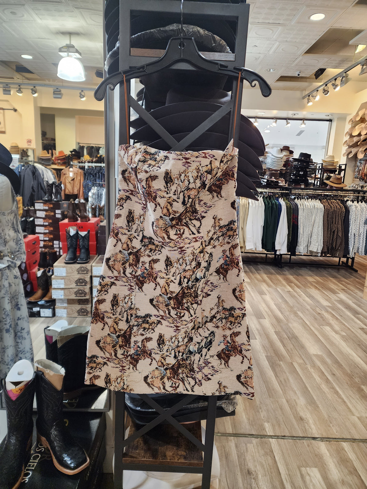 Kallie Tapestry Tube Dress