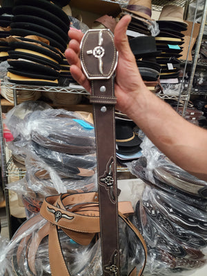 Guapo Longhorn Leather Belt