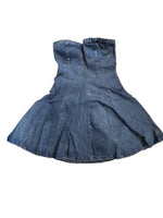 Eva Denim Strapless Dress