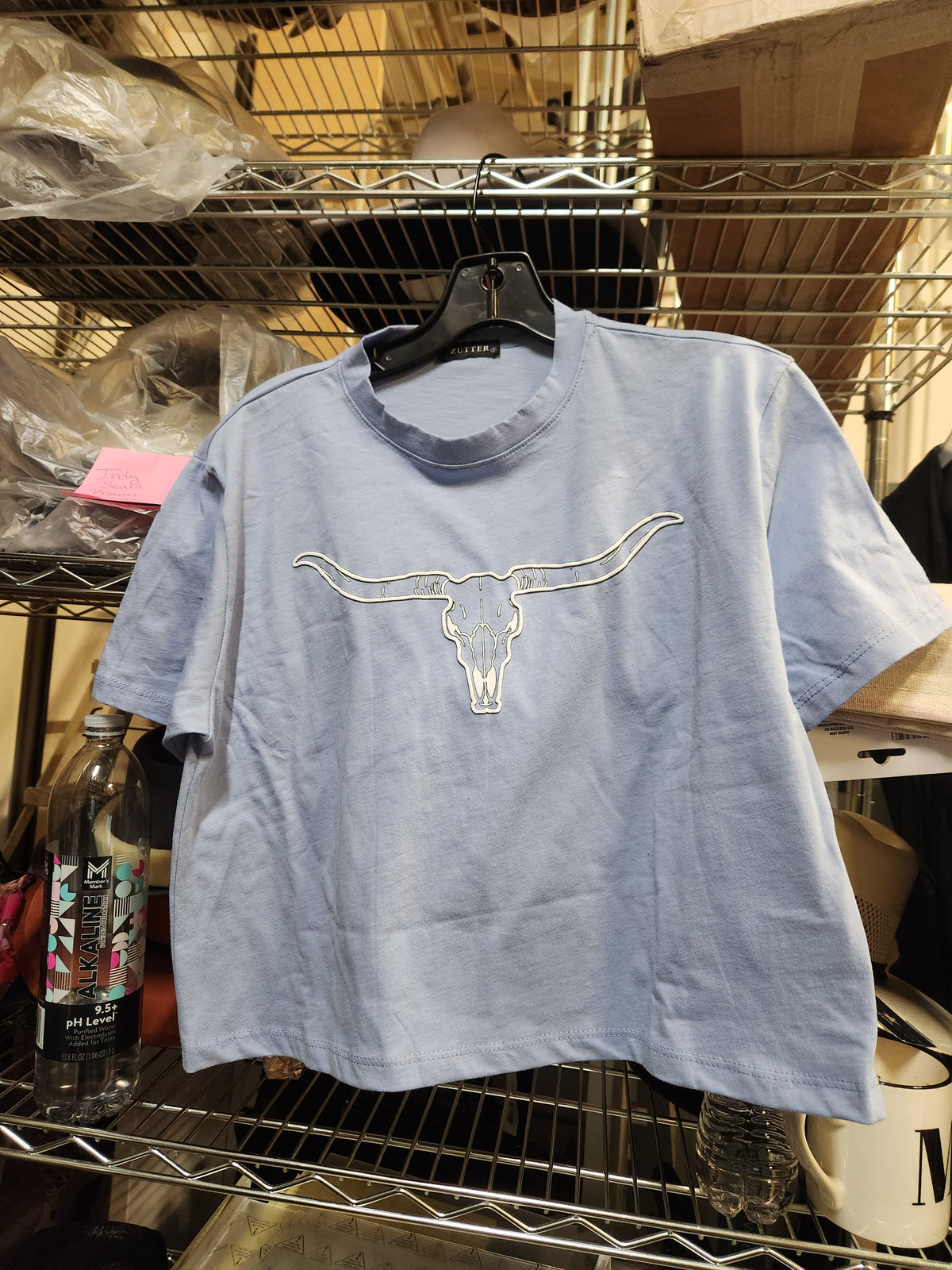 Longhorn Puff Outline Tee