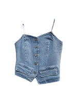 Bonie Denim Tube Top