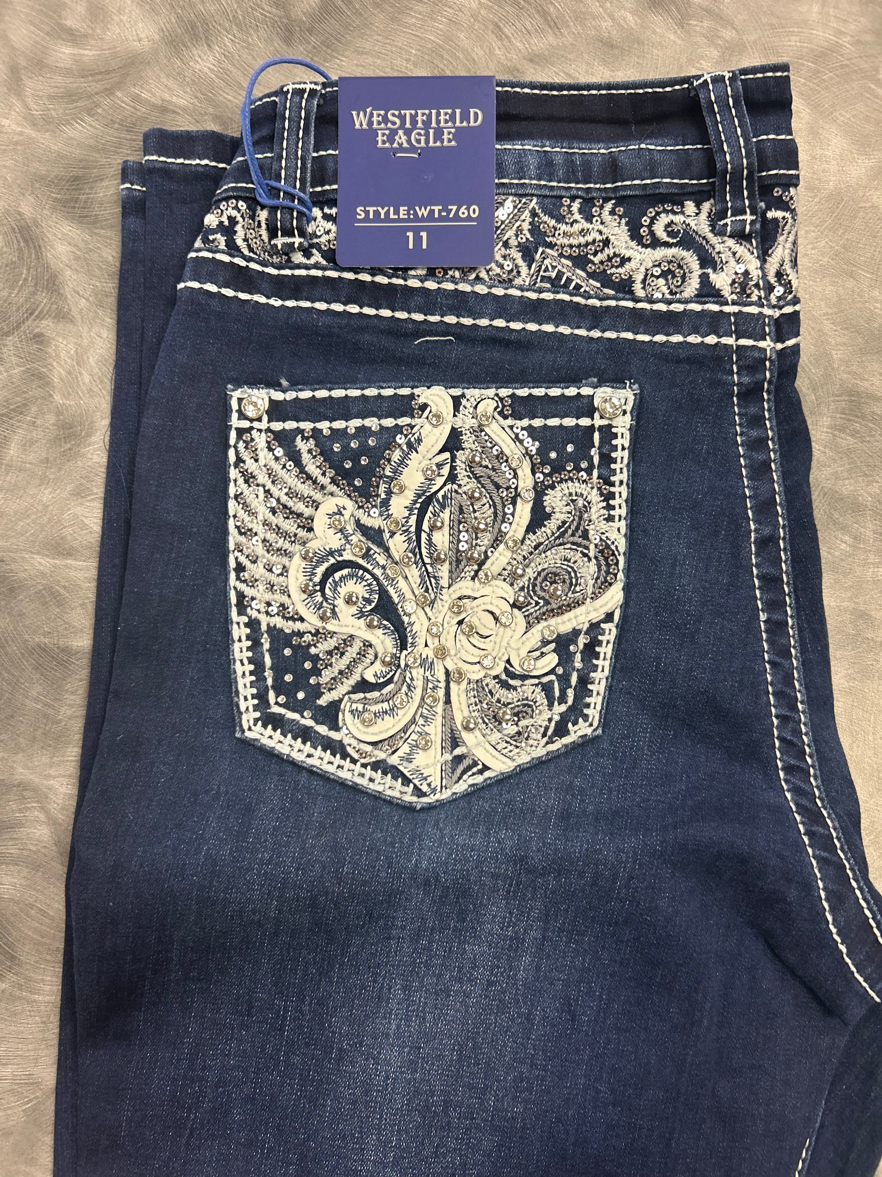 Sasha Bootcut Bling Jeans