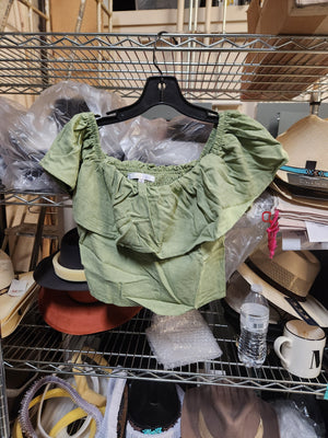 Katalina Ruffle Crop Top