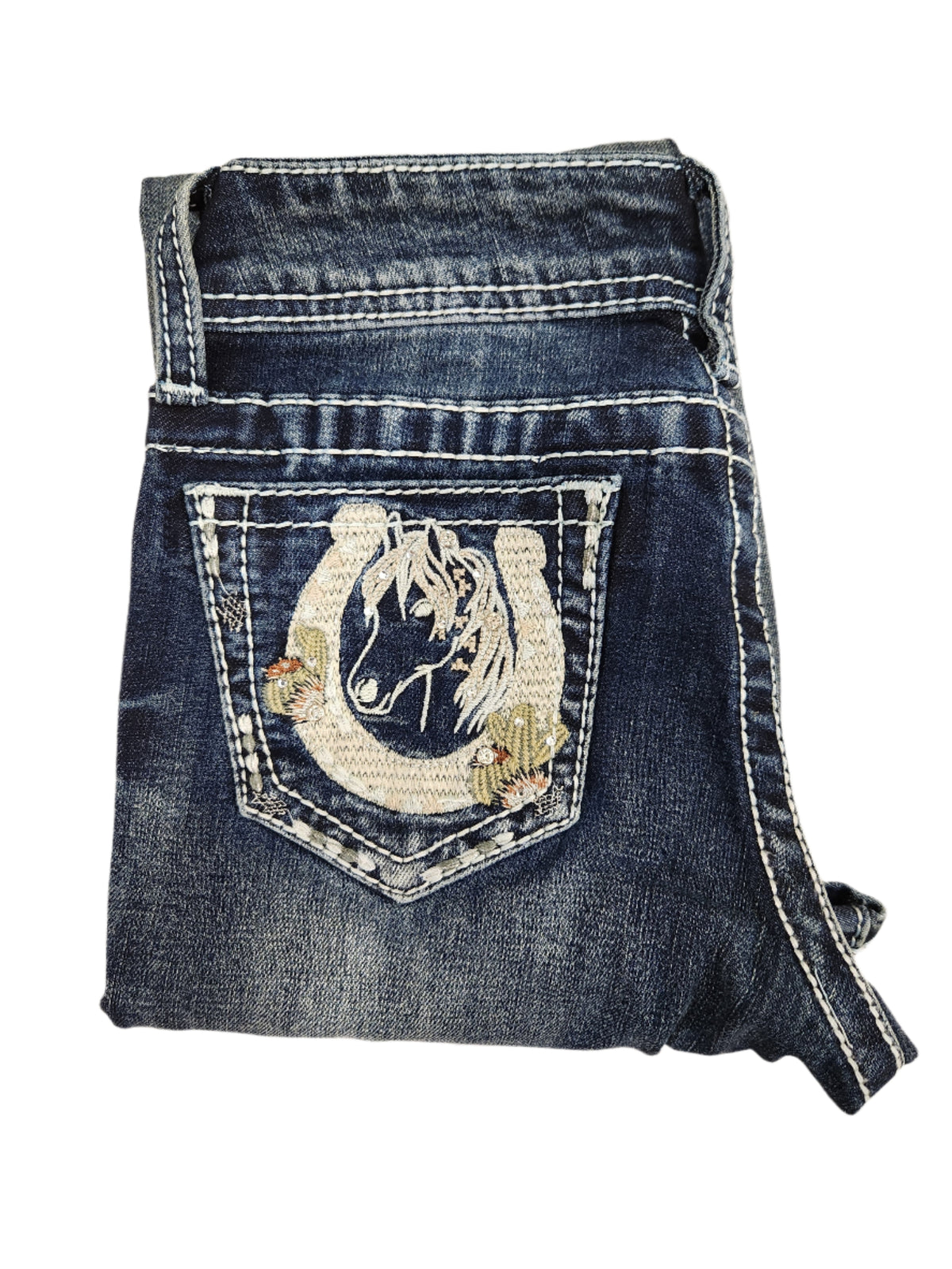 Londyn Horseshoe Cactus Girls Jeans