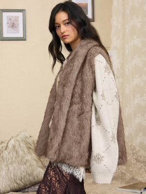Sabrina Faux Fur Vest