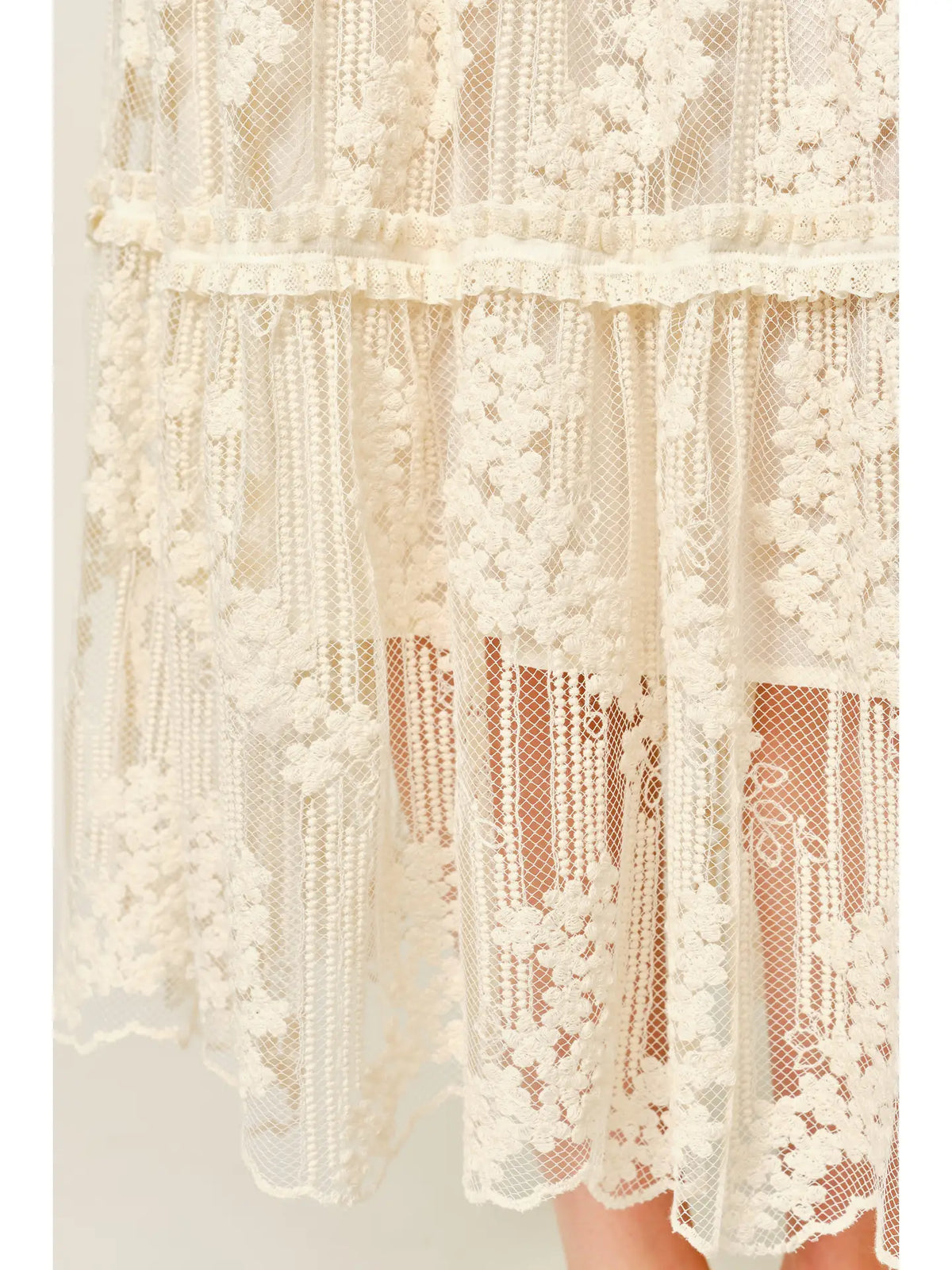 Haven Lace Tiered Skirt