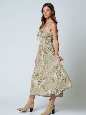 Spokane Corset Midi Dress