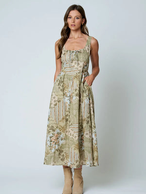 Spokane Corset Midi Dress
