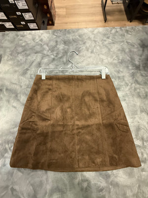 Linda Suede Mini Skirt