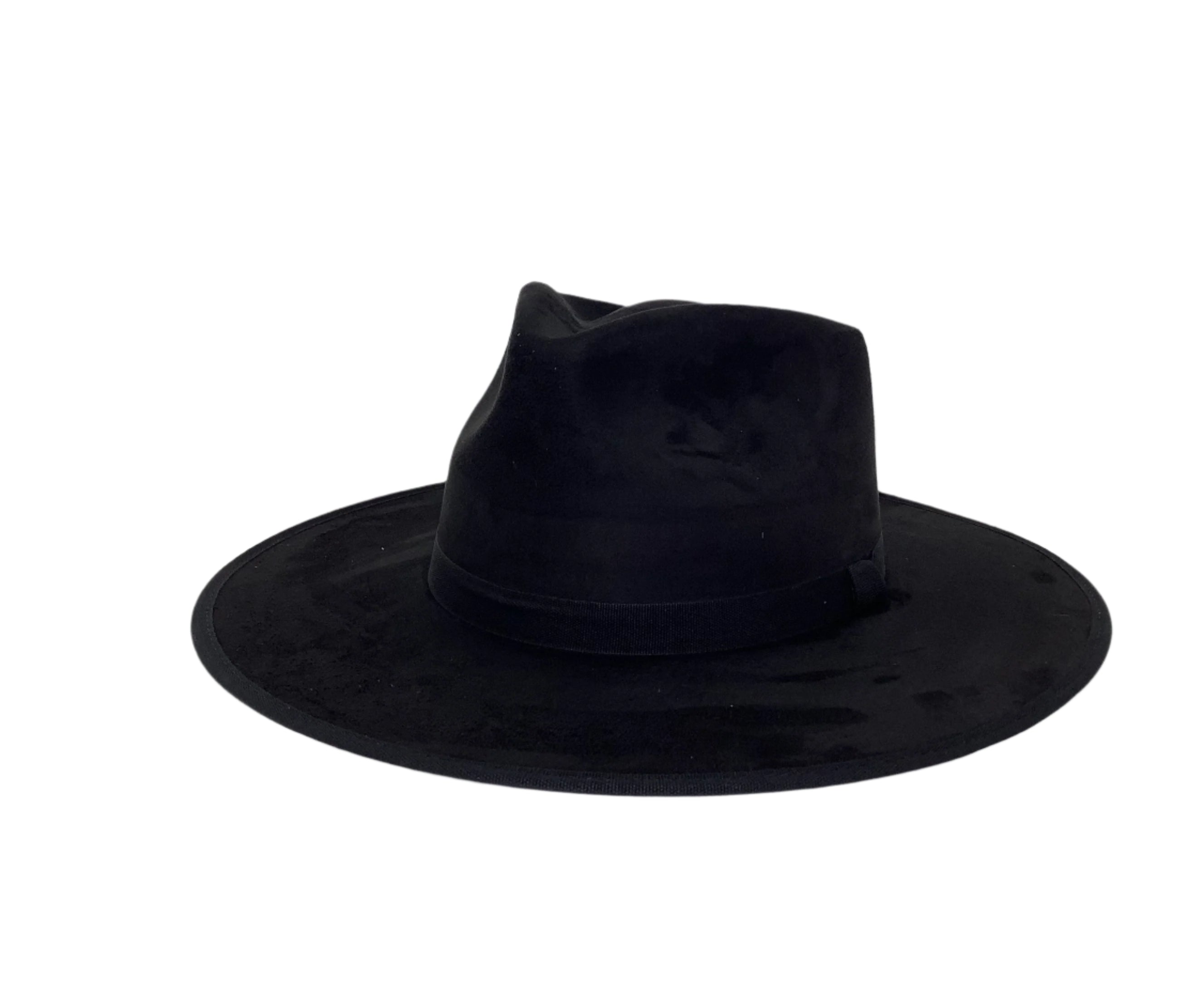 Savannah Flat Brim Suede Hat