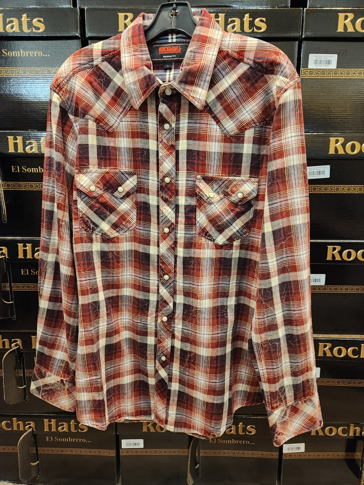 Dereck RNR Plaid Snap Shirt