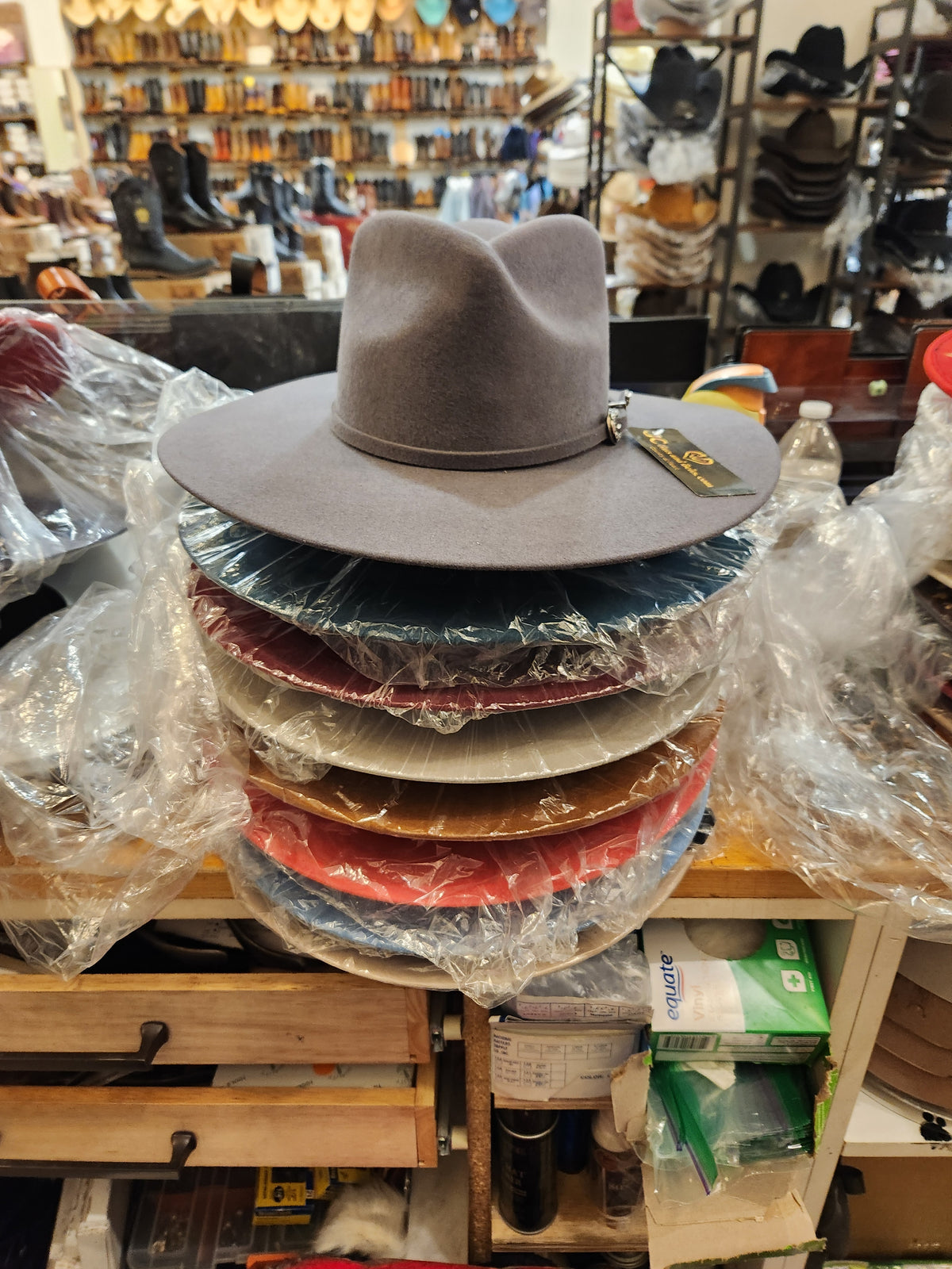 Langley Pinched Front Felt Hat
