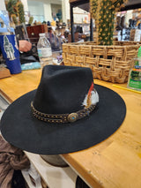 Apache PG Felt Flat Brim Hat