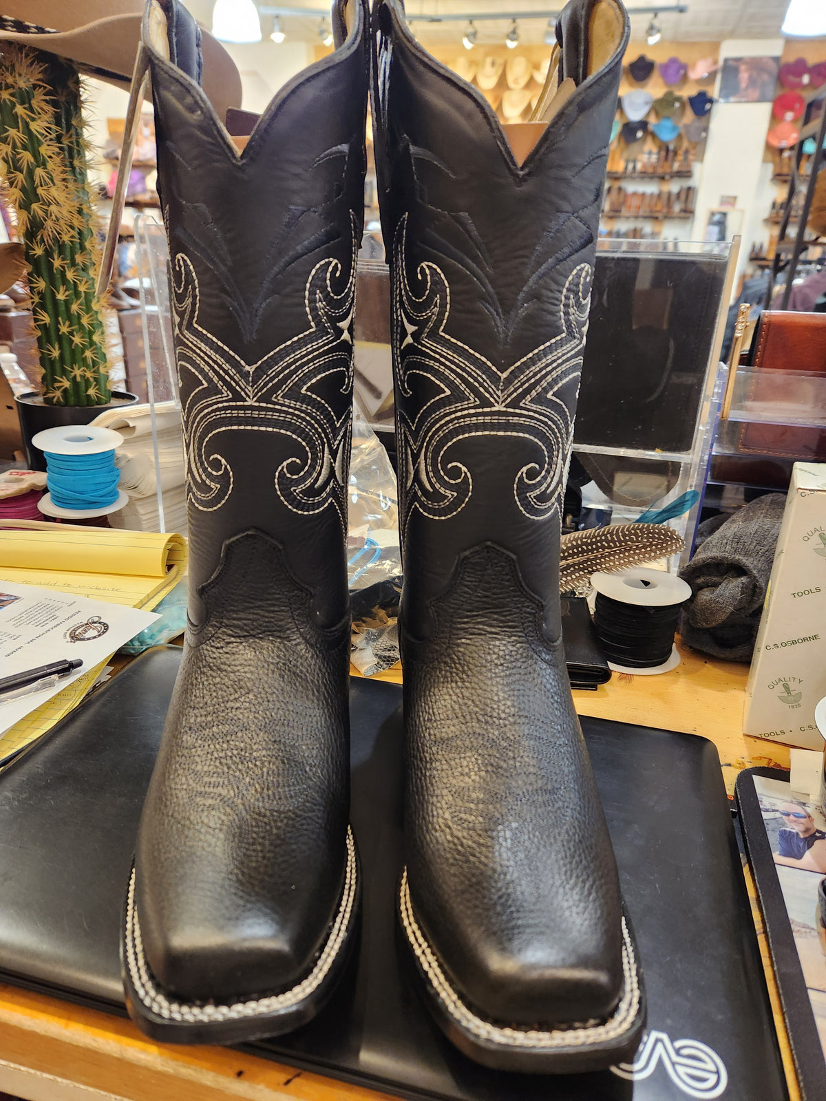 Paisley Embroidery Boots